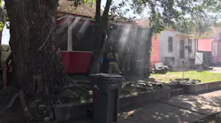 Kennewick, WA, police officers helped rescue a vulnerable woman and a kitten from a burning house Monday.