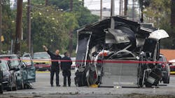 Investigators look into a June 30 fireworks explosion that destroyed LAPD&apos;s bomb squad vehicle.
