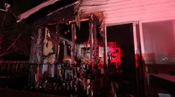 A Michigan State Police trooper rescued a hospice patient from a burning home in Alcona County late Wednesday.