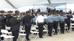 The annual Montgomery County Law Enforcement Memorial Ceremony on Monday honored the 40 officers county-wide who have died in the line of duty. The annual Montgomery County Law Enforcement Memorial Ceremony on Monday honored the 40 officers county-wide who have died in the line of duty.