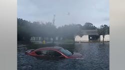 Two Pascagoula, MS, police officers rescued two people from flash flooding caused by Hurricane Ida on Tuesday. Two Pascagoula, MS, police officers rescued two people from flash flooding caused by Hurricane Ida on Tuesday.