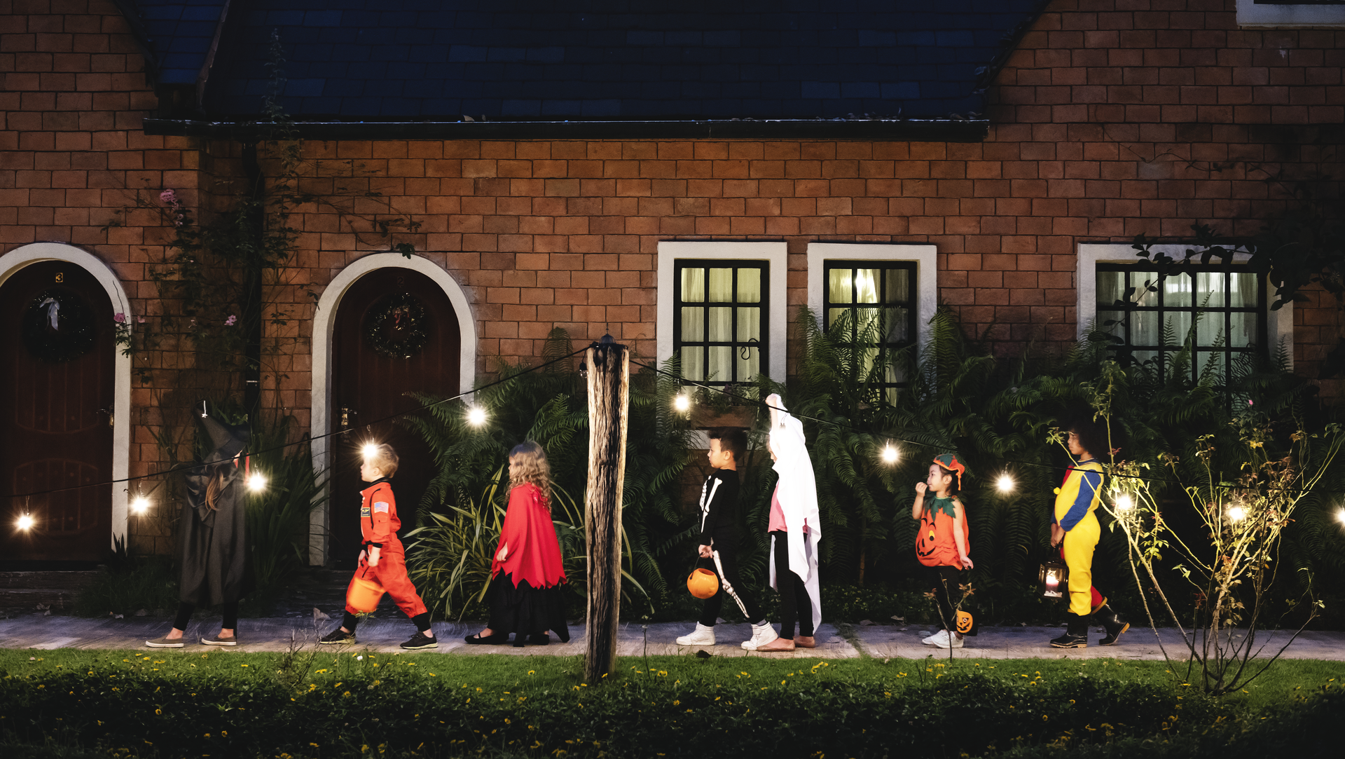 Taking the kids around the block to Trick-or-Treat requires the right outerwear and lights for the job.