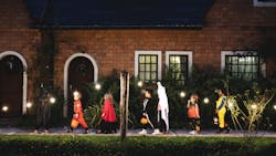 Taking the kids around the block to Trick-or-Treat requires the right outerwear and lights for the job. Taking the kids around the block to Trick-or-Treat requires the right outerwear and lights for the job.