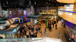 Visitors are seen during the National Law Enforcement Museum's Grand Reopening weekend.
