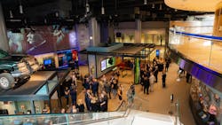 Visitors are seen during the National Law Enforcement Museum's Grand Reopening weekend. Visitors are seen during the National Law Enforcement Museum's Grand Reopening weekend.