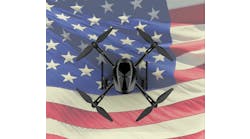 Ad Drone American Flag