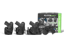 The ShapeShift Carry Pack from Alien Gear Holsters has in it parts that allow for customization of firearms and how they are being carried. The ShapeShift Carry Pack from Alien Gear Holsters has in it parts that allow for customization of firearms and how they are being carried.