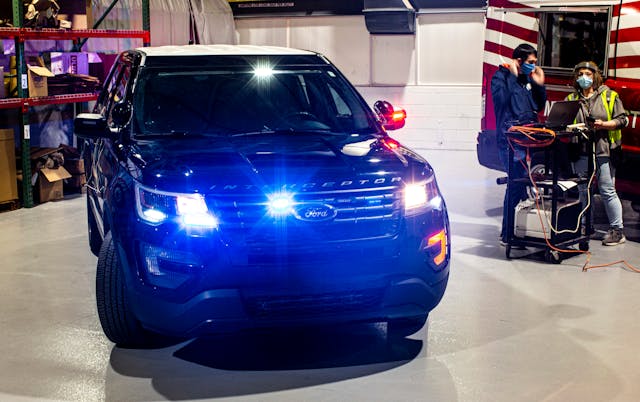 The software update, which was released by the Ford Motor Company last year in order to help reduce the risk of officers contracting COVID-19 inside its vehicles, will now come standard in all 2022 Police Interceptor Utilities.