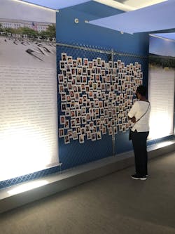 Part of the new exhibit, 'Post-9/11: The Evolution of American Law Enforcement,' recognizes and honors the fallen Law Enforcement Officers from that day. Part of the new exhibit, 'Post-9/11: The Evolution of American Law Enforcement,' recognizes and honors the fallen Law Enforcement Officers from that day.