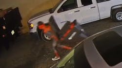 Video footage of a suspected burglary Wednesday released by the Campbell Police Department appears to show a suspect dressed as Spider-Man. Video footage of a suspected burglary Wednesday released by the Campbell Police Department appears to show a suspect dressed as Spider-Man.