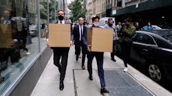 FBI agents carry boxes with evidence after raiding the Sergeants Benevolent Association headquarters in downtown Manhattan early Tuesday. FBI agents carry boxes with evidence after raiding the Sergeants Benevolent Association headquarters in downtown Manhattan early Tuesday.