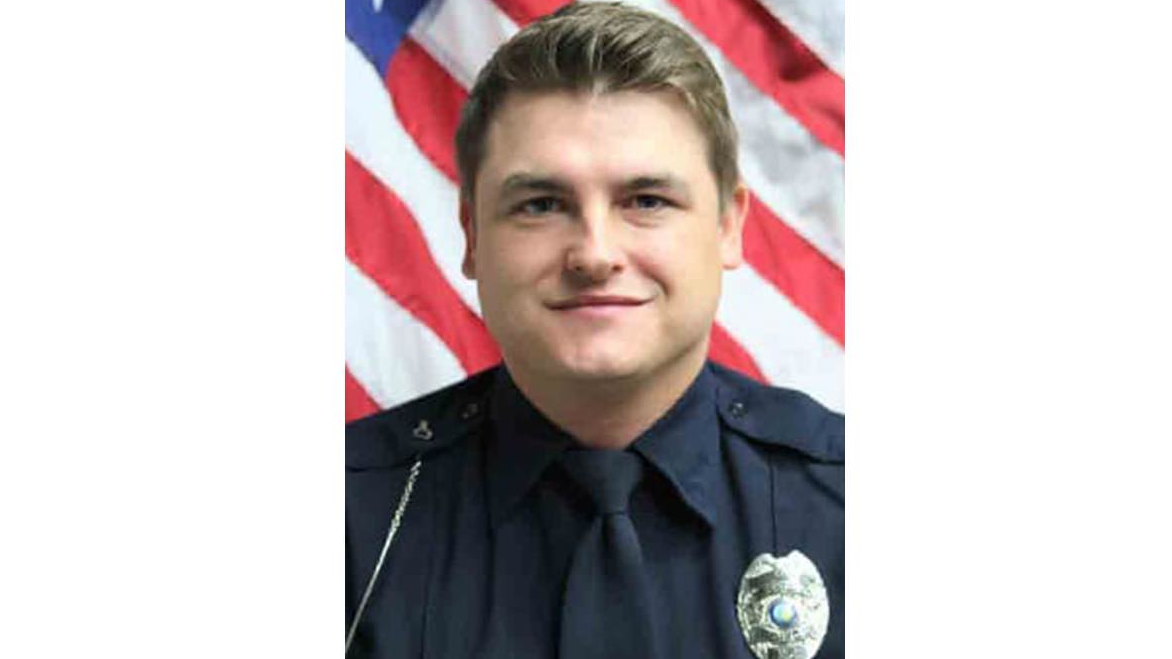 Knightdale, NC, Police Officer Ryan Hayworth, 23, was killed in a crash on Interstate 540 early Sunday.