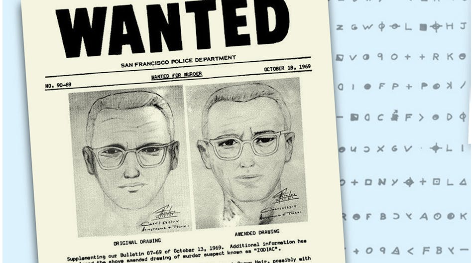 The Zodiac Killer was never caught, and he is known to have attacked seven victims, killing five.
