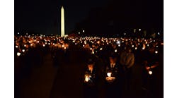 There were more than 20,000 people in attendance for the 33rd Annual Candlelight Vigil on the National Mall on Oct. 15.