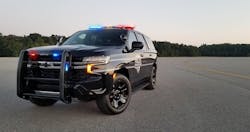 The global microchip shortage has affected the production of automobiles, including the Chevrolet Tahoe PPV police SUV.