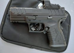 The XD-M Elite 3.8″ Compact OSP has generous grip texturing and comfortable ergonomics. The magwell can be removed and users can use the full-sized XD-M magazines, using spacers. The XD-M Elite 3.8″ Compact OSP has generous grip texturing and comfortable ergonomics. The magwell can be removed and users can use the full-sized XD-M magazines, using spacers.