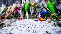 Candles, flowers and letters are placed at a memorial outside of the canceled Astroworld festival at NRG Park on Nov. 7, 2021, in Houston. According to authorities, eight people died and 17 people were taken to local hospitals after what was described as a crowd surge at the Astroworld festival, a music festival started by Houston-native rapper and musician Travis Scott in 2018. Candles, flowers and letters are placed at a memorial outside of the canceled Astroworld festival at NRG Park on Nov. 7, 2021, in Houston. According to authorities, eight people died and 17 people were taken to local hospitals after what was described as a crowd surge at the Astroworld festival, a music festival started by Houston-native rapper and musician Travis Scott in 2018.