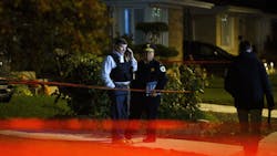 Police work at the scene where a 44-year-old off-duty Chicago police officer was fatally shot in the 8500 block of West Winona Street in the Oriole Park neighborhood on Tuesday. Police work at the scene where a 44-year-old off-duty Chicago police officer was fatally shot in the 8500 block of West Winona Street in the Oriole Park neighborhood on Tuesday.
