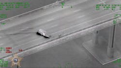 A man suspected of driving a stolen vehicle leaped off a bridge to escape Lee County, FL, sheriff's deputies on Friday. A man suspected of driving a stolen vehicle leaped off a bridge to escape Lee County, FL, sheriff's deputies on Friday.
