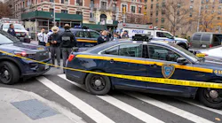 A New York State Police trooper suffered minor injuries when he was struck by a vehicle while conducting a traffic stop along the Robert F. Kennedy Bridge in New York City on Sunday.