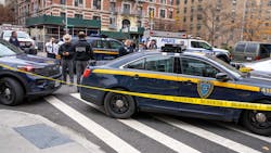 A New York State Police trooper suffered minor injuries when he was struck by a vehicle while conducting a traffic stop along the Robert F. Kennedy Bridge in New York City on Sunday. A New York State Police trooper suffered minor injuries when he was struck by a vehicle while conducting a traffic stop along the Robert F. Kennedy Bridge in New York City on Sunday.