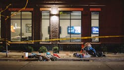 Debris litters the street at a crime scene Sunday in Waukesha, WI. According to reports, an SUV drove through pedestrians at a holiday parade, killing at least one and injuring 20 more. Debris litters the street at a crime scene Sunday in Waukesha, WI. According to reports, an SUV drove through pedestrians at a holiday parade, killing at least one and injuring 20 more.