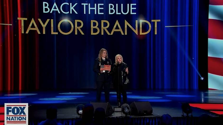 D.C. Metropolitan Police Officer Taylor Brandt was awarded the &lsquo;Back the Blue&rsquo; Award for saving 9 lives within her first year working on the force.