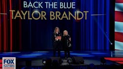 D.C. Metropolitan Police Officer Taylor Brandt was awarded the ‘Back the Blue’ Award for saving 9 lives within her first year working on the force. D.C. Metropolitan Police Officer Taylor Brandt was awarded the ‘Back the Blue’ Award for saving 9 lives within her first year working on the force.