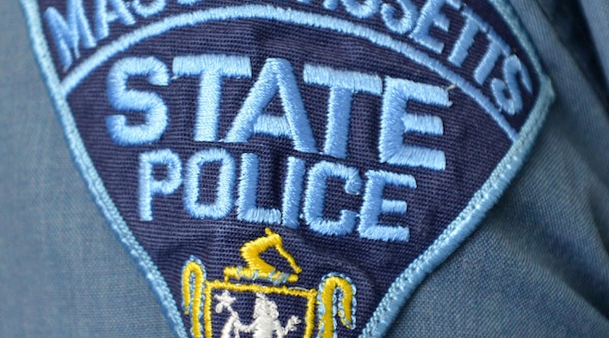 Massachusetts State Police Patch (ma; Tns)