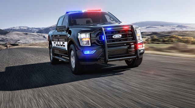 The F-150 Police Responder was all-new for 2021 is the only pursuit-rated pickup purpose-built for law enforcement.
