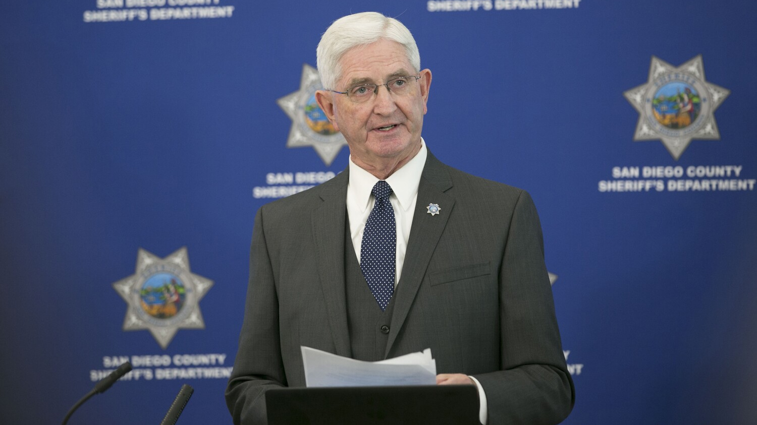 San Diego County Sheriff Bill Gore.