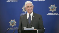 San Diego County Sheriff Bill Gore. San Diego County Sheriff Bill Gore.