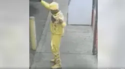 Memphis, TN, are searching for a man dubbed 'the Dancing Bandit' after he allegedly tried to rob a store Dec. 12 but was stopped by the business' security.
