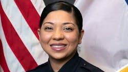 Charlotte-Mecklenburg, NC, Police Officer Mia Goodwin. Charlotte-Mecklenburg, NC, Police Officer Mia Goodwin.