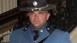 Massachusetts State Police Trooper Thomas Clardy. Massachusetts State Police Trooper Thomas Clardy.