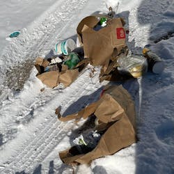 An Instacart delivery driver ran over a couple's groceries after seeing a pro-police sign in the front yard, according to Blaine, MN, police. An Instacart delivery driver ran over a couple's groceries after seeing a pro-police sign in the front yard, according to Blaine, MN, police.