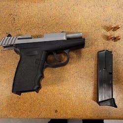 A stolen handgun was recovered during a chase between Seattle Police Department bicycle officers and a suspected drug dealer Dec. 15. A stolen handgun was recovered during a chase between Seattle Police Department bicycle officers and a suspected drug dealer Dec. 15.
