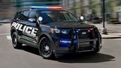 The Police Interceptor Utility is the first-ever pursuit-rated hybrid police SUV.