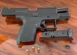 The CZ-USA P-10S is a 12+1, 9mm, striker-fired, subcompact handgun with advanced features. It has tritium sights, front cocking serrations, and steel bodied magazines. It is a good size for off duty and special assignments.