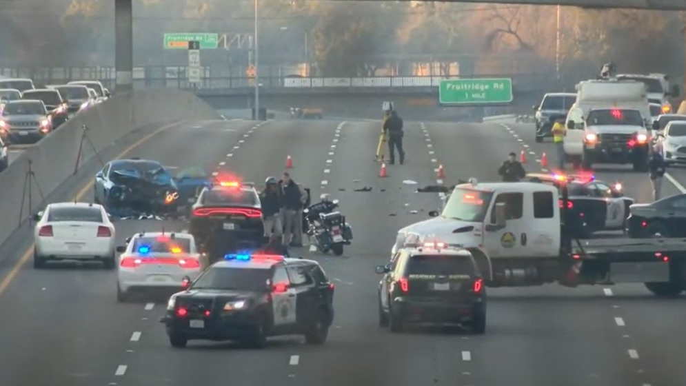 Elk Grove Motorcycle Officer Struck (ca)