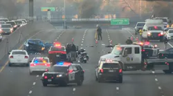 Elk Grove Motorcycle Officer Struck (ca)