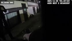 Two NYPD officers were wounded by an armed man who opened fire outside a building in the Bronx on Nov. 24. Two NYPD officers were wounded by an armed man who opened fire outside a building in the Bronx on Nov. 24.