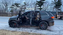 A Porter, IN, police officer was on his way to work Thursday when he heard that the Indiana State Police were pursuing a stolen Jeep, and he helped troopers nab the suspect.