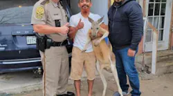 Hidalgo County, TX, sheriff's deputies helped recover a kangaroo that escaped from its Mercedes ranch Saturday.