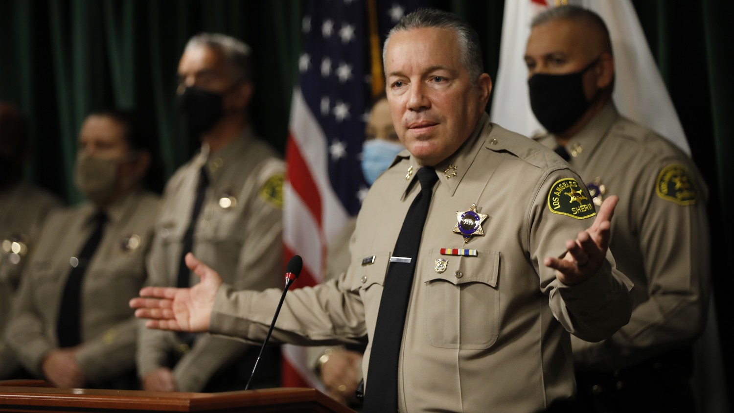 Los Angeles County Sheriff Alex Villanueva.