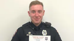 Conemaugh Township, PA, Police Officer Collin Hargnett.