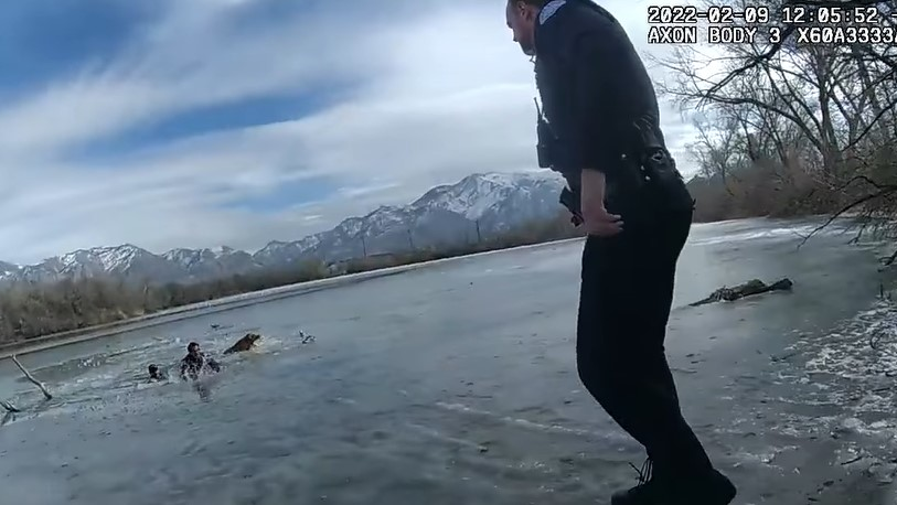 Ogden Police Frozen Pond Rescue Ut 62058d8fb011f