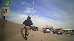 Colorado troopers said this incident is a stark reminder that people need to move over for stopped emergency vehicles. Colorado troopers said this incident is a stark reminder that people need to move over for stopped emergency vehicles.