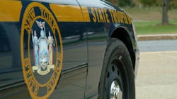 A New York State Police sergeant was dragged by a vehicle driven by a fugitive that he was pursuing Wednesday morning. A New York State Police sergeant was dragged by a vehicle driven by a fugitive that he was pursuing Wednesday morning.