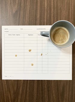 Taction Crime Scene Log Taction Crime Scene Log